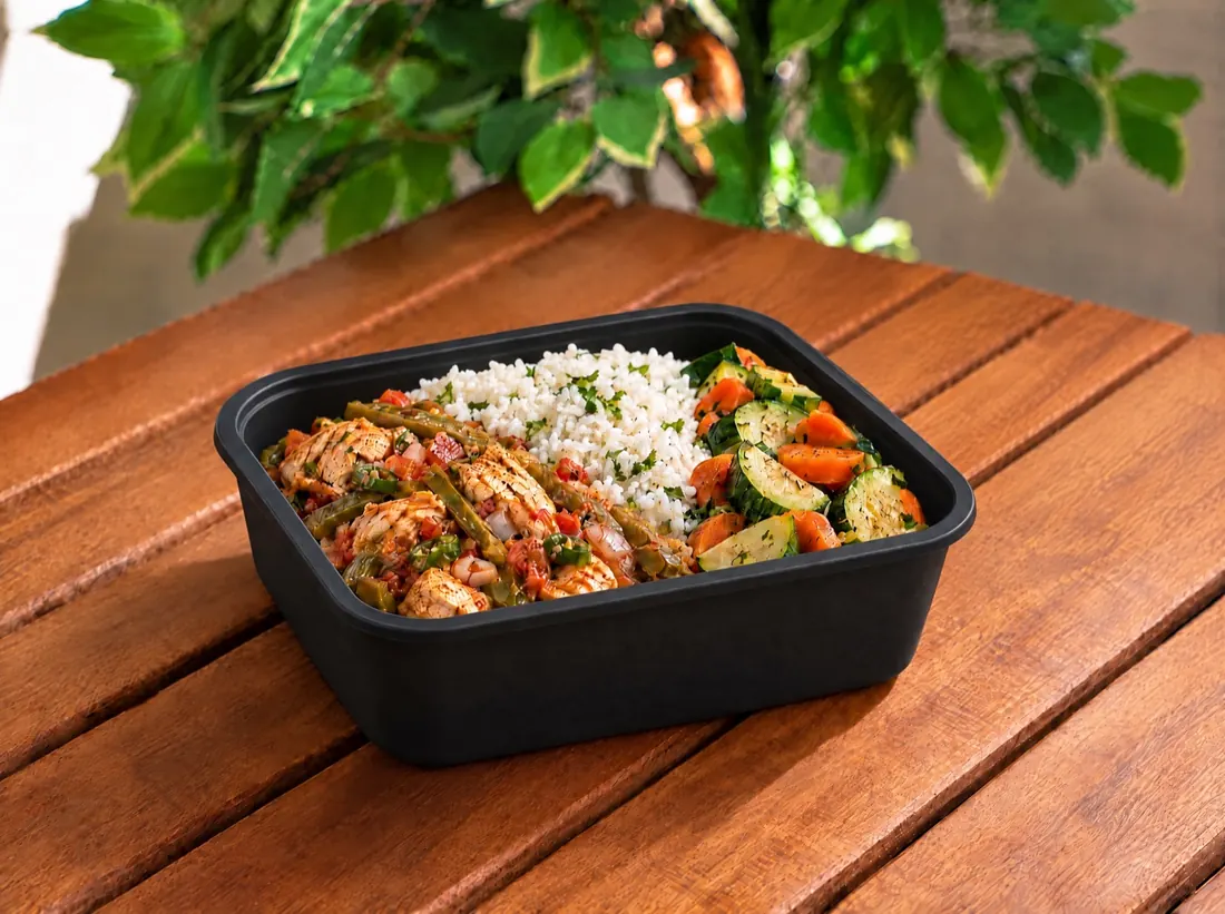 Pollo con Nopales a la Mexicana
