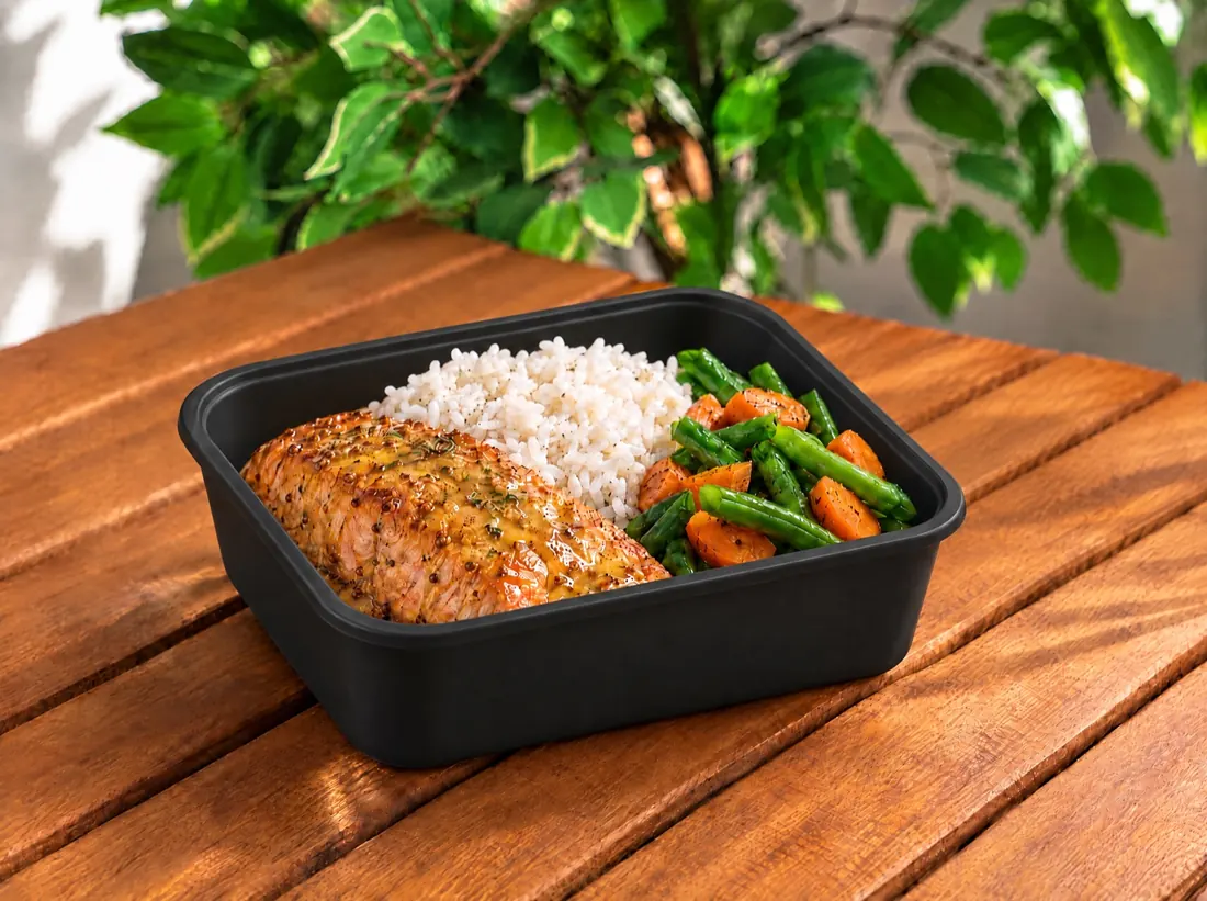 Salmón Mostaza–Miel